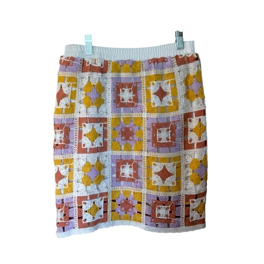 Hayden Girls Crochet Patchwork Skirt XL NWT $55